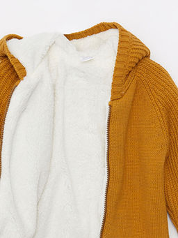 Kap??onlu Uzun Kollu Basic Erkek Bebek Triko H?rka - Waikiki фото 2