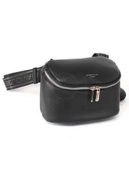 Сумка женская искусственная кожа DJ-CM 6924A-BLACK, 1отд, плечевой ремень, черный SALE 259727 - Adelia фото 6