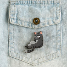 Цена за 2 шт. Значок деревянный Талисман на пофигизм, 4?3.7 см