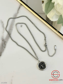 Цепочка с кулоном из медицинской стали