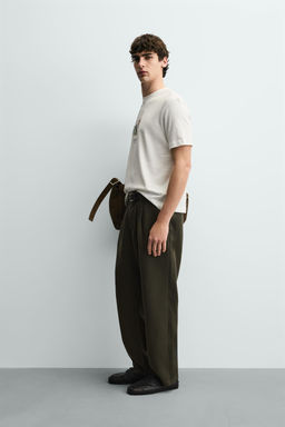 T-SHIRT WITH CONTRAST PRINT - Zara фото 4