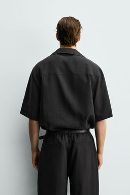 CAMISA FLUIDA RELAXED FIT / Negro - Zara фото 3