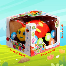 Машина-перевертыш Божья коровка, работает от батареек, цвета МИКС - Simaland фото 6