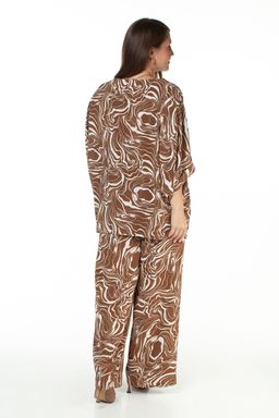 Брюки женские 121/03/Коричневый, бежевый - Rise фото 4