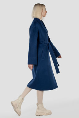 Пальто женское демисезонное (пояс) - El podio фото 6