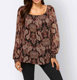 Блузка, черно-красная - Ashley brooke фото 3