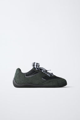 GINGHAM TRAINERS - Zara фото 2