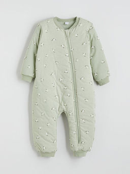 2.5 Tog Bask?l? Fermuarl? K?z Bebek Uyku Tulumu