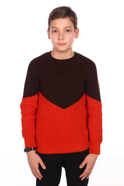 Джемпер Кредо-2 коричнево-оранжевый - Ладошки фото 2