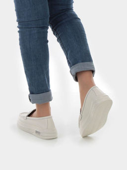 06-PDXL157-2 BEIGE Туфли женские (натуральная кожа)