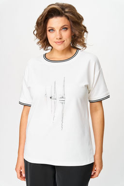 Футболка Rumoda 2263 молочный  фото 3