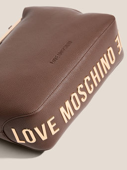 Женская сумка на плечо LOVE MOSCHINO GIANT Артикул 4561026, темно-коричневый  фото 2
