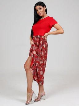 511 ЖЕНСКОЕ ПЛАТЬЕ (Красный) - А-дина фото 4