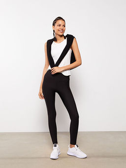 Kad?n Beli Lastikli D?z Spor Tayt - Waikiki фото 2