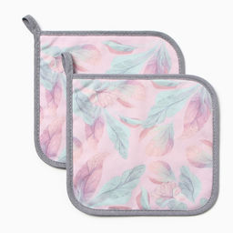 Набор прихваток Этель 2 шт., 19×19 см, саржа,100% х/л, ватин 250 г/м²