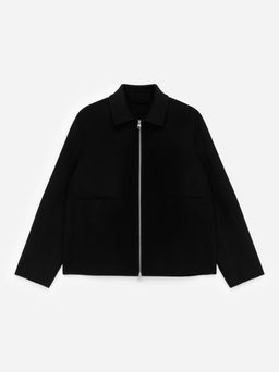 Chaqueta de lana de doble faz