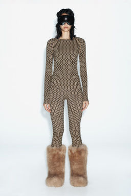 SKI COLLECTION THERMOLITE® THERMAL JACQUARD LEGGINGS - Zara фото 6