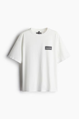 Camiseta oversize con motivo estampado - H&m фото 4