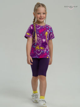Костюм Актив граффити слива-фиолет - Sovalina фото 10