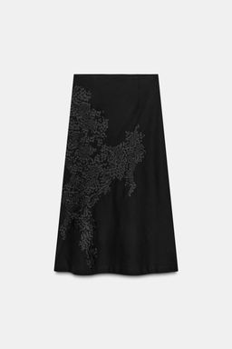 EMBROIDERED LONG SKIRT ZW COLLECTION - Zara фото 6