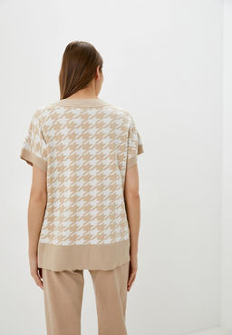 Жилет с орнаментом гусиные лапки - Incity фото 23