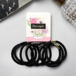 Цена за 3 шт. Резинки для волос «Классика», набор 12 шт., 4.5 см, чёрные