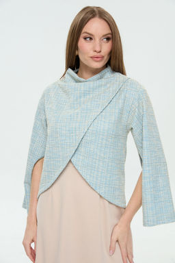 Джемпер NIKVA н1016-4 небесный  фото 6