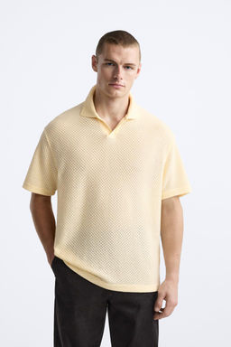 TEXTURED POLO SHIRT - Zara фото 18