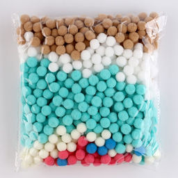 Аппликация помпошками Кошечка размер 20 20 см, клей 30 мл - Simaland фото 3