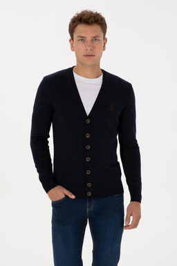 Erkek Lacivert Basic Triko H_rka