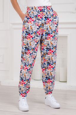 Брюки женские из футера Забава цветная палитра - Амадэль фото 5