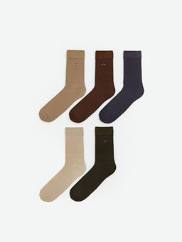 Desenli Erkek Bambu Soket ?orap 5li
