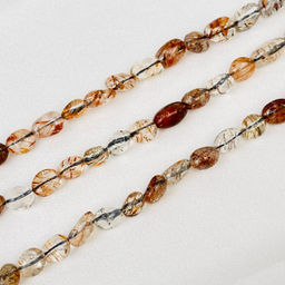 Бусины для украшений из Рутилового кварца 41 см