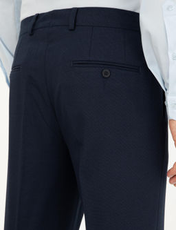 Lacivert Slim Fit Kuma_ Pantolon
