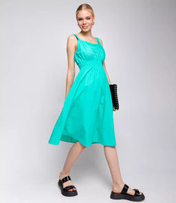 Сарафан #КТ65001, ментоловый