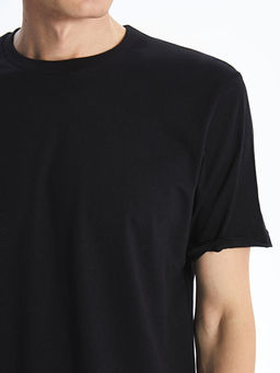 Bisiklet Yaka Penye Erkek Ti??rt