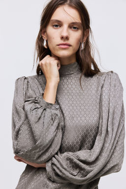 Vestido de sat?n con lazada - H&m фото 5