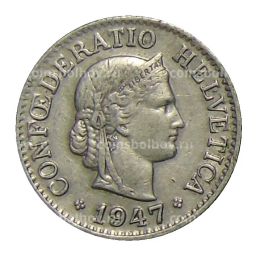 10 раппенов 1947 года Швейцария