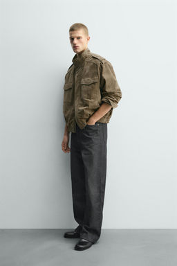 SUEDE LEATHER JACKET - Zara фото 4