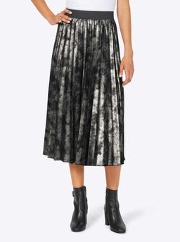 Юбка с рисунком, черная - Heine фото 2