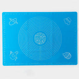 Коврик Эрме с разметкой 70x50 см цвет синий арт.3624936 (ДОЛЯНА)