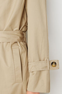 Trendyolmilla Gul Kurusu Regular Kusakl? Trenckot TWOSS20TR0012 фото 9