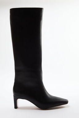 Trendyolmilla Shoes Siyah Ince Topuklu Kad?n Cizme TAKAW25CZ00002  фото 7