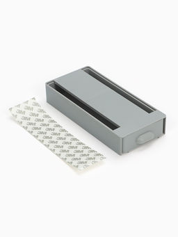 Ящик для хранения, скрытый потайной под стол, 20×9×4 см, серый