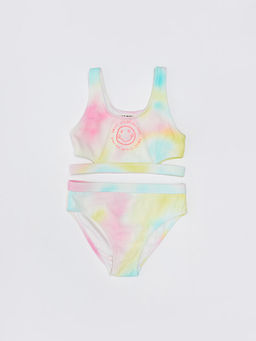 Bask?l? K?z ?ocuk Bikini