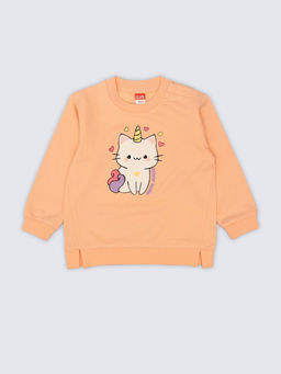 CRB wear / CSBG 90291-47-434 Комплект для девочки (толстовка, брюки),персиковый/Ex.Cherubino  фото 2