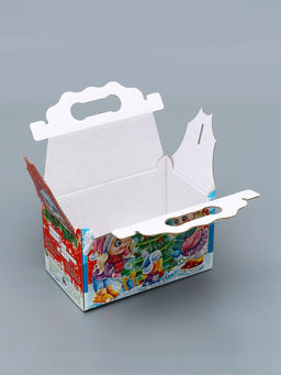 Цена за 2 шт. Подарочная новогодняя коробка «Встреча у елки», ларец 20×12×17 см