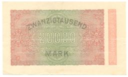 20000 марок 1923 года Германия