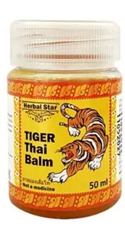 Herbal Star Бальзам Tiger thai balm (тигровый), пластик (баночка-50мл).12