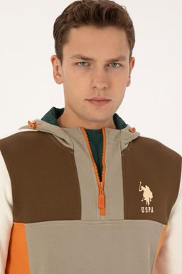 Erkek Krem Sweatshirt - U.s. polo assn фото 2